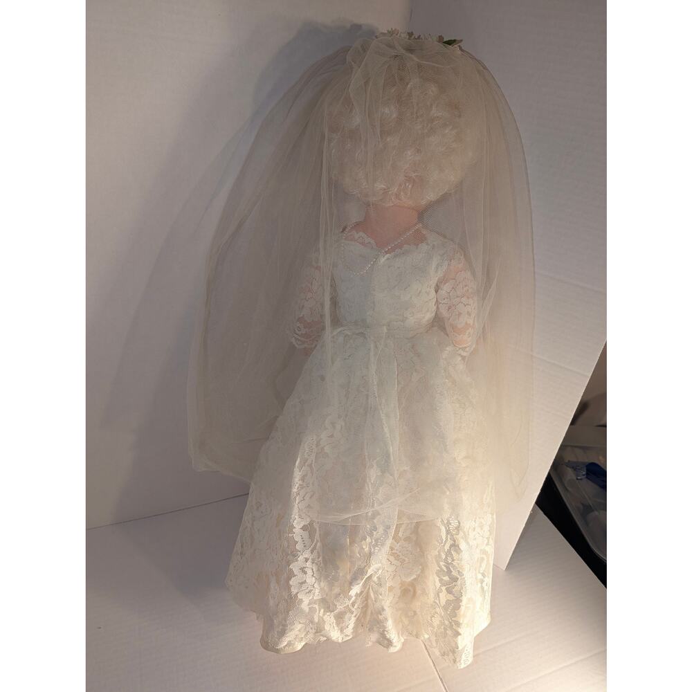 Vintage 23" Allied Eastern Bride Doll AE5 Original Outfit - Picture 6 of 8